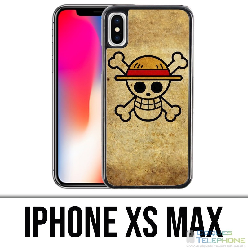 Custodia iPhone XS Max - One Piece Logo vintage