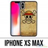 Custodia iPhone XS Max - One Piece Logo vintage