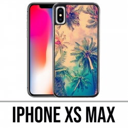 Coque iPhone XS MAX - Palmiers