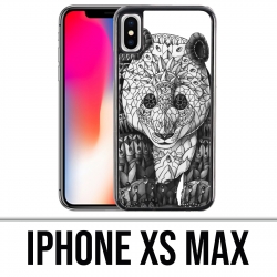 Coque iPhone XS MAX - Panda Azteque