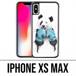 Coque iPhone XS Max - Panda Boxe
