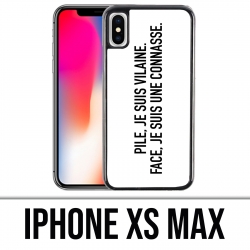 Carcasa iPhone XS Max - Batería Vilaine Face Connasse