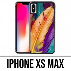 Coque iPhone XS Max - Plumes