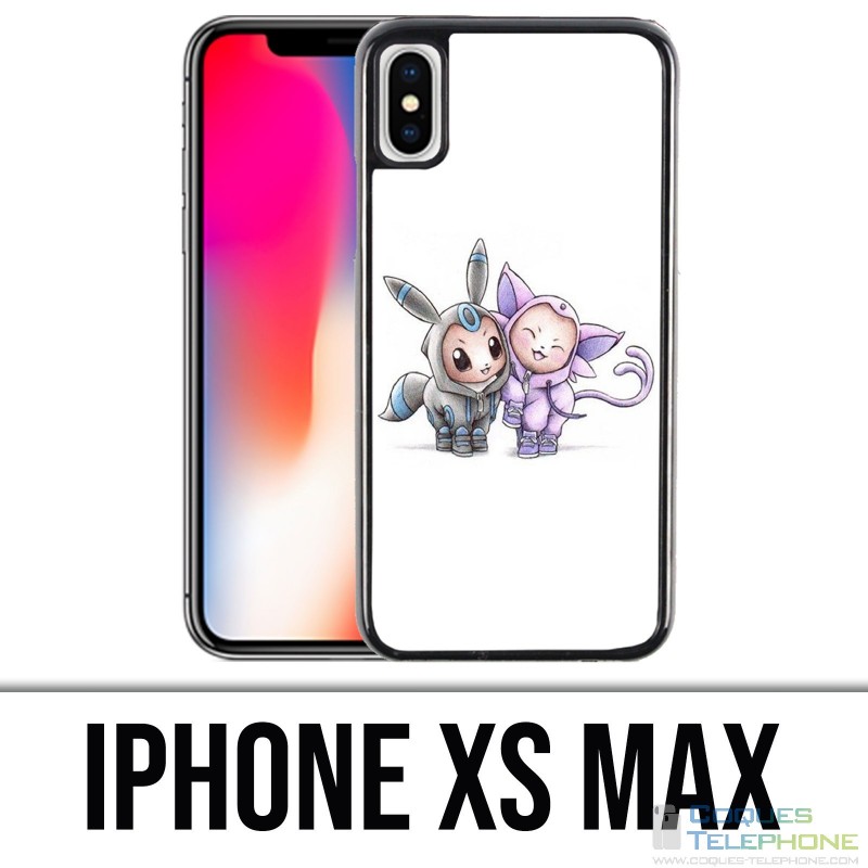 Coque iPhone XS MAX - Pokémon bébé Mentali Noctali