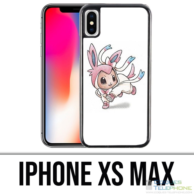 Coque iPhone XS MAX - Pokémon bébé Nymphali