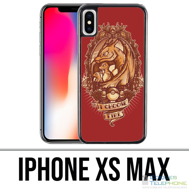 Coque iPhone XS MAX - Pokémon Fire