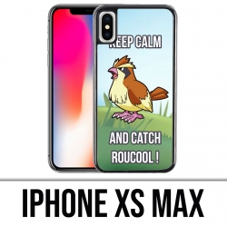 Coque iPhone XS MAX - Pokémon Go Catch Roucool