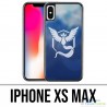 Funda iPhone XS Max - Pokemon Go Team Azul Grunge