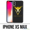 Custodia iPhone XS Max - Pokemon Go Team Giallo Grunge