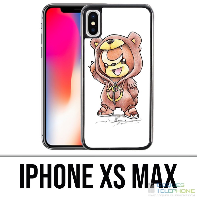 Coque iPhone XS MAX - Pokémon Bébé Teddiursa