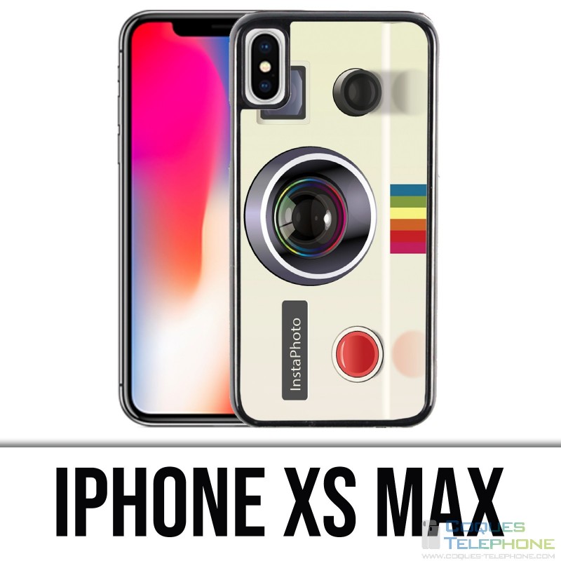 Coque iPhone XS Max - Polaroid Arc En Ciel Rainbow