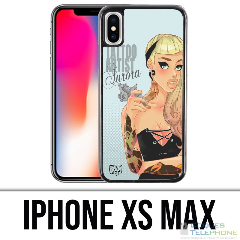 Coque iPhone XS MAX - Princesse Aurore Artiste