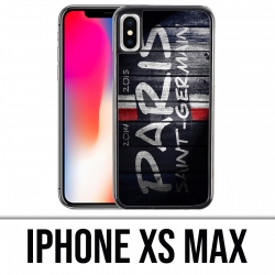 Custodia per iPhone XS Max - Etichetta da muro PSG