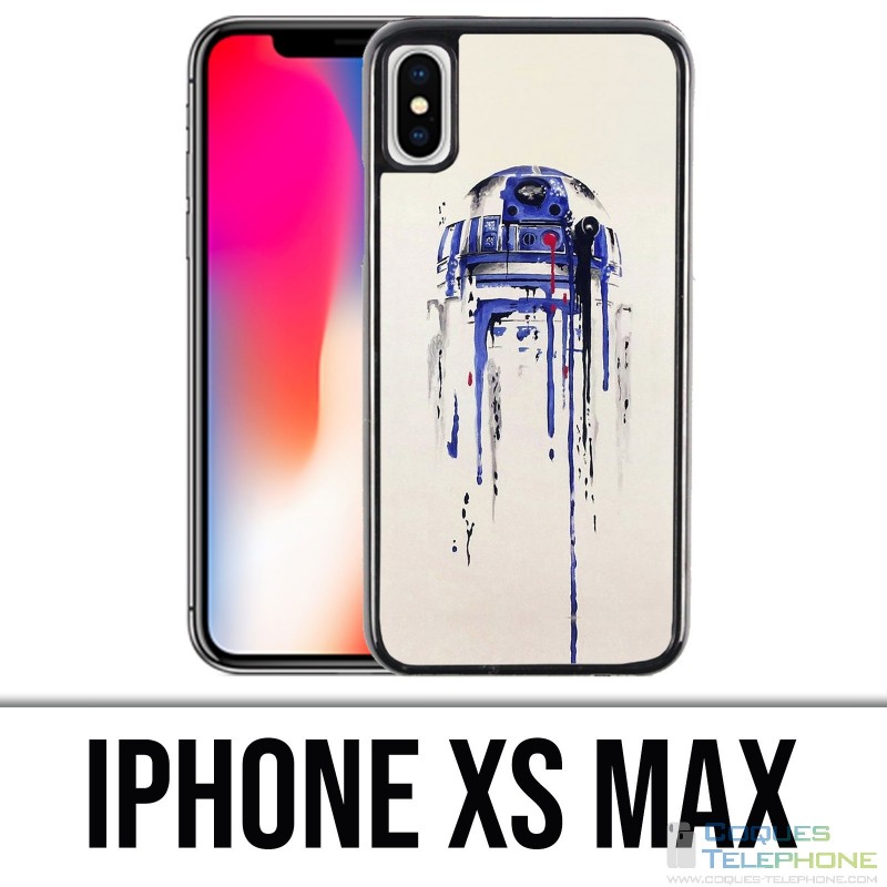 Coque iPhone XS MAX - R2D2 Paint