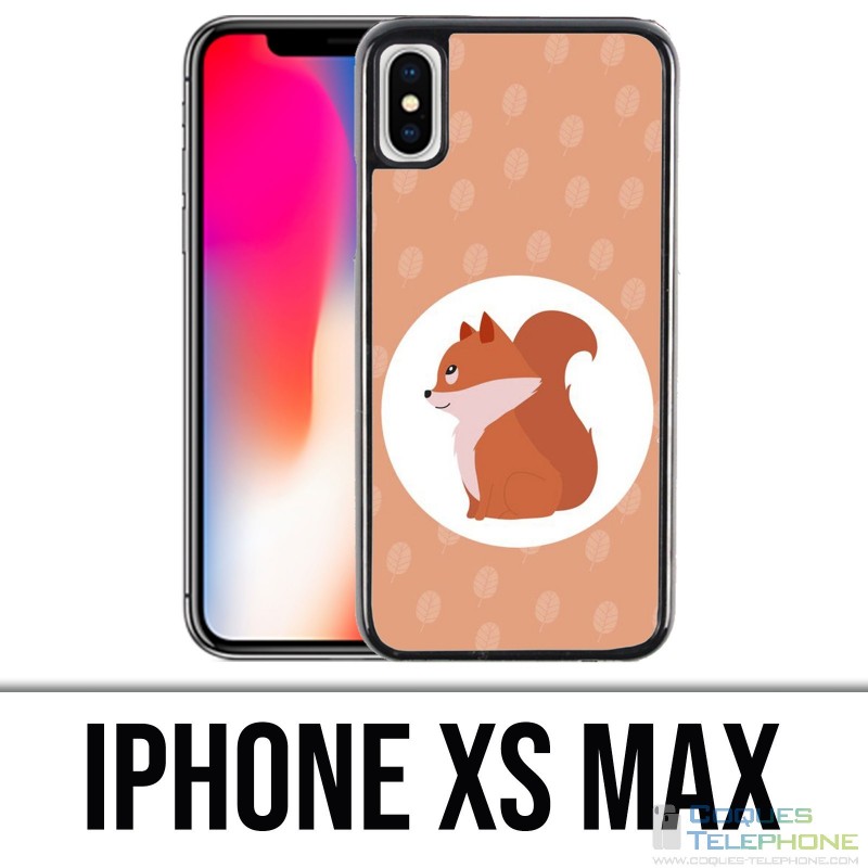 Coque iPhone XS MAX - Renard Roux