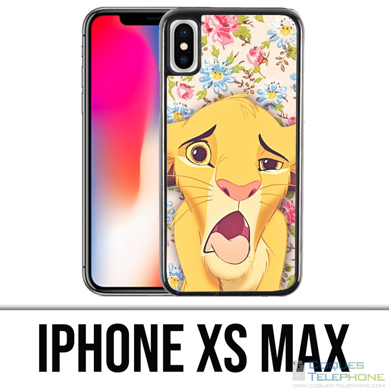 Coque iPhone XS MAX - Roi Lion Simba Grimace