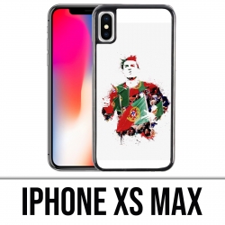 Coque iPhone XS MAX - Ronaldo Lowpoly