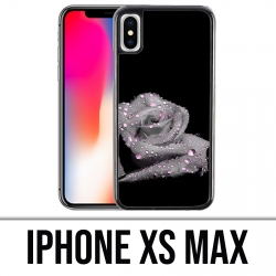 Custodia per iPhone XS Max - Gocce rosa