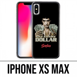 Custodia per iPhone XS Max - Scarface Ottieni dollari