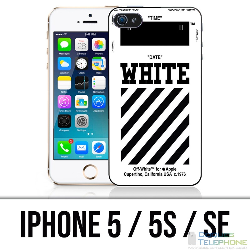 IPhone 5 / 5S / SE Hülle - Off White White