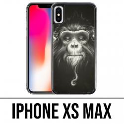 Coque iPhone XS Max - Singe Monkey Anonymous