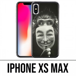 Coque iPhone XS Max - Singe Monkey Aviateur