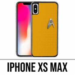Coque iPhone XS MAX - Star Trek Jaune