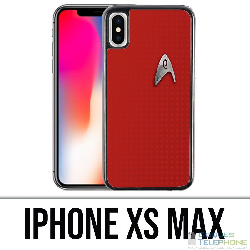Coque iPhone XS MAX - Star Trek Rouge