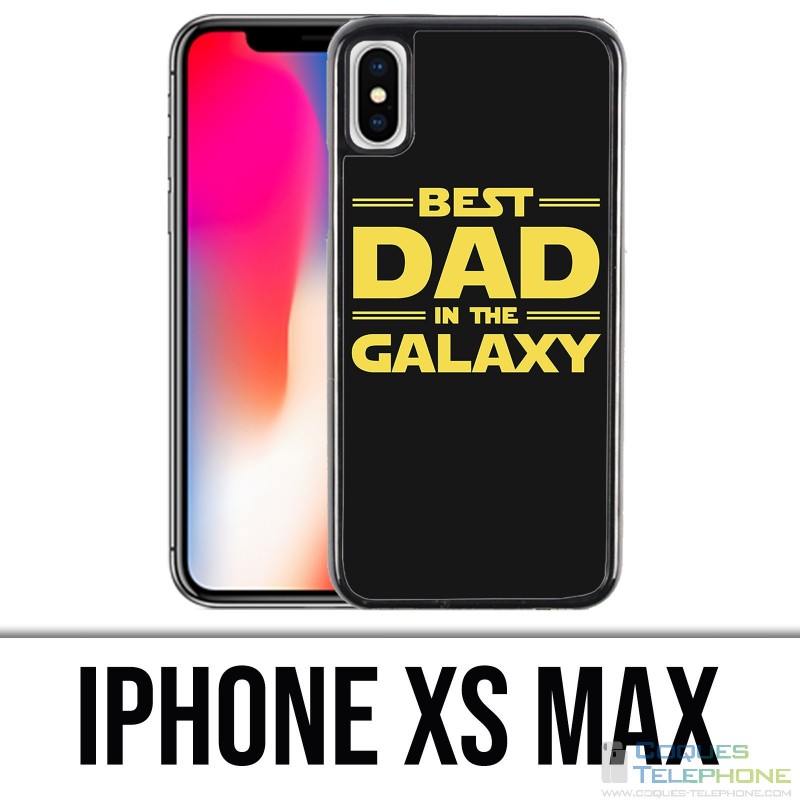 Coque iPhone XS MAX - Star Wars Best Dad In The Galaxy