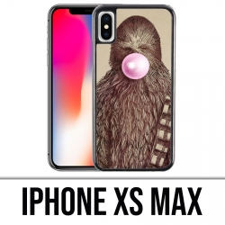 Coque iPhone XS MAX - Star Wars Chewbacca Chewing Gum
