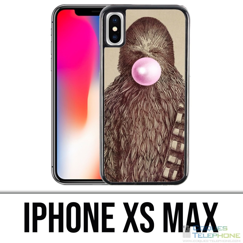 Coque iPhone XS MAX - Star Wars Chewbacca Chewing Gum