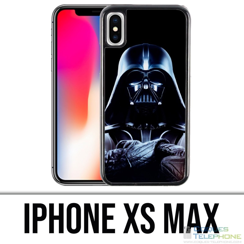 Coque iPhone XS MAX - Star Wars Dark Vador Casque