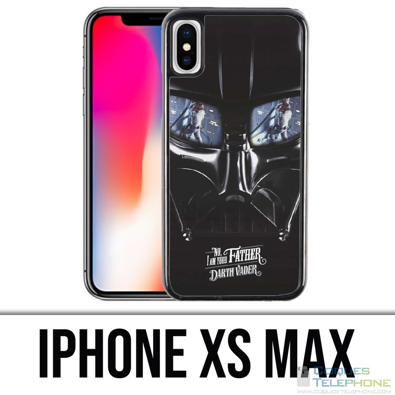 Coque iPhone XS MAX - Star Wars Dark Vador Moustache