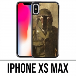 Coque iPhone XS MAX - Star Wars Vintage Boba Fett