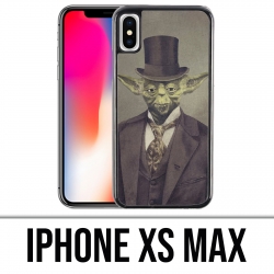 Custodia per iPhone XS Max - Star Wars Vintage Yoda