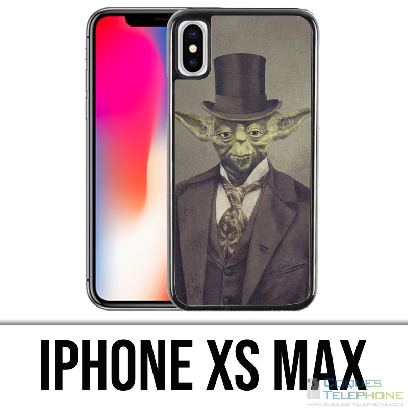 Custodia per iPhone XS Max - Star Wars Vintage Yoda