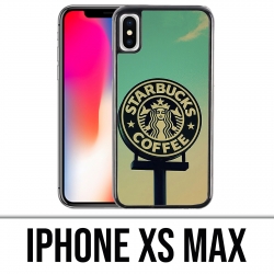 Coque iPhone XS MAX - Starbucks Vintage