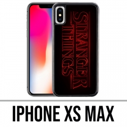 Coque iPhone XS MAX - Stranger Things Logo