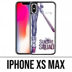 Custodia per iPhone XS Max - Suicide Squad Leg Harley Quinn