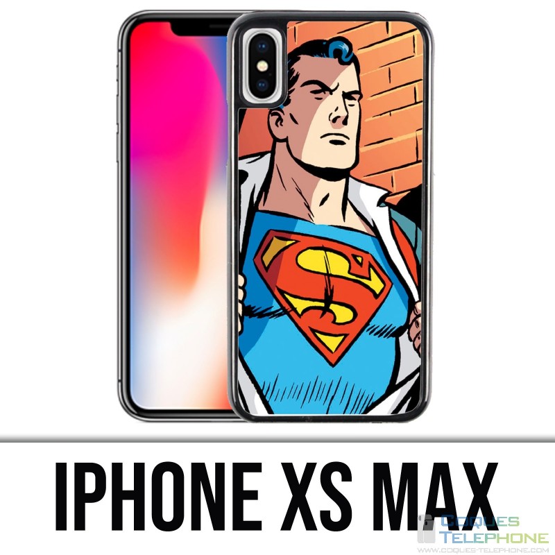 Coque iPhone XS MAX - Superman Comics