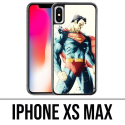 Funda iPhone XS Max - Superman Paintart