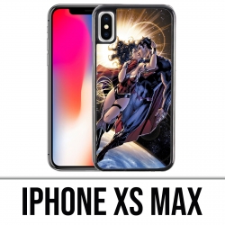 Coque iPhone XS MAX - Superman Wonderwoman