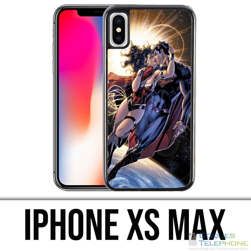 Vinilo o funda para iPhone XS Max - Superman Wonderwoman