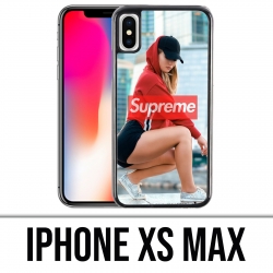 Coque iPhone XS MAX - Supreme Girl Dos