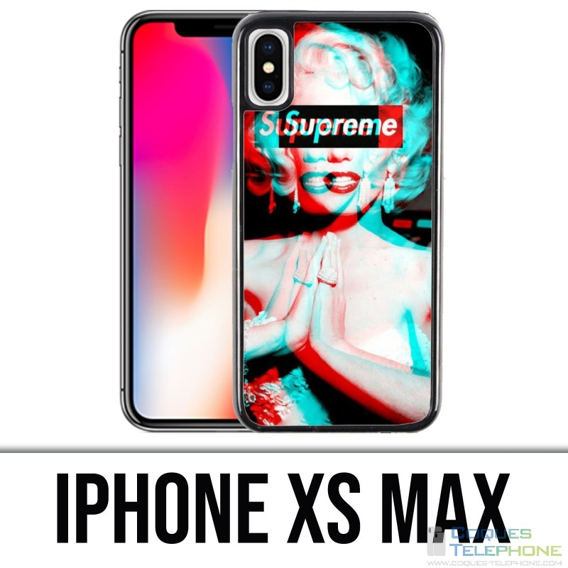Coque iPhone XS MAX - Supreme Marylin Monroe