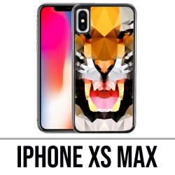 Coque iPhone XS MAX - Tigre Geometrique