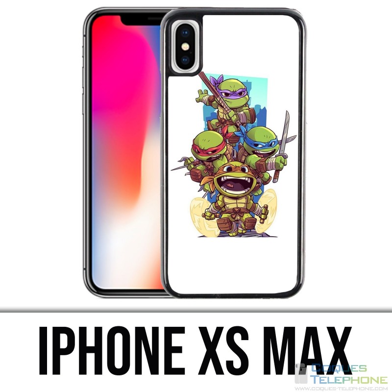Coque iPhone XS MAX - Tortues Ninja Cartoon