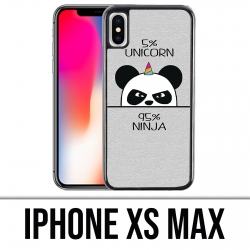 Funda iPhone XS Max - Unicornio Ninja Panda Unicornio