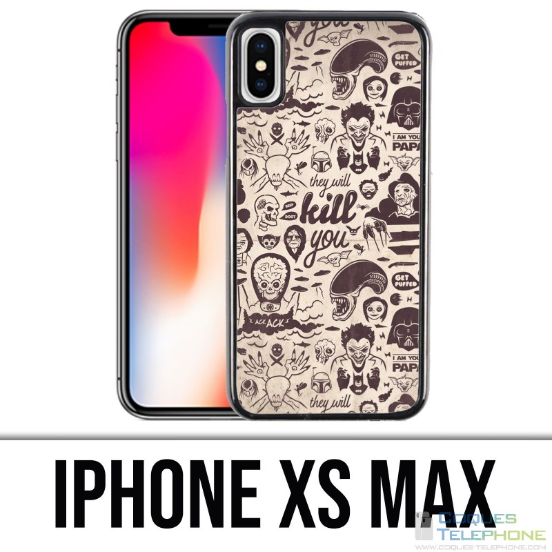 Coque iPhone XS MAX - Vilain Kill You