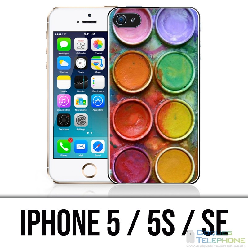 Coque iPhone 5 / 5S / SE - Palette Peinture